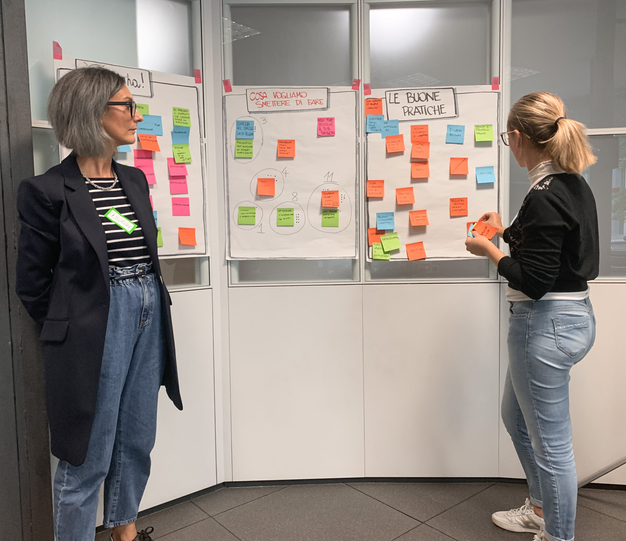 interiorizzando la metodologia Agile c’è un incredibile impatto sui flussi e sull’efficacia di lavoro di team perchè ogni persona sviluppa la capacità di gestire le proprie attività in autonomia, definendo quindi i suoi obiettivi ma con una visione a 360° del team